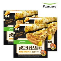 (현대Hmall)풀무원 고구마무스 듬뿍 골드 크러스트 피자 베이컨 파이브치즈 3판, 골드크러스트(베이컨파이브치즈)