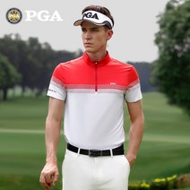 미국 PGA 골프웨어 남성티셔츠반팔 흡습 속건 남성의류