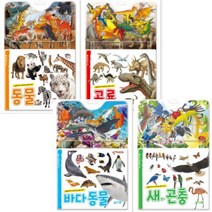 생생한 화보사진으로 보는 백과사전 선택구매[전4권] 공룡 동물 새 곤충 바다동물