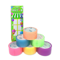 빌리네집 KC인증 테이프 공 20M 만들기 세트 4.8cm, 야광(루미)