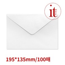 무지 카드봉투 100매 청첩장 초대장 엽서 봉투 대, 단품, 단품