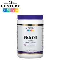 21세기센츄리 오메가3 피쉬오일 1000mg 생선기름 Fish Oil EPA DHA 300소프트젤