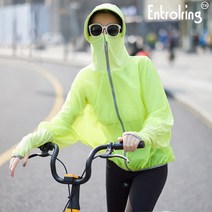 엔트롤링 아웃도어 스킨 클로스 선스크린 퀵 드라잉 워터프루프 코트 여성용 바람막이 점퍼
