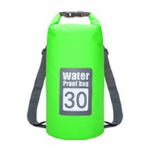 5L/10L/15L/20L/30L 방수 가방 드라이 백 PVC 방수 배낭 스포츠 가방 래프팅 수영 백팩 불 침투성 드라이 백, 30L  Green