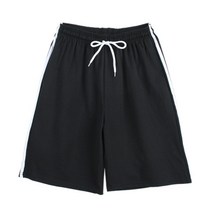 여름 남자 고등학생 편안한 5부 옆줄 외출 반바지 활동 20대 편한잠옷