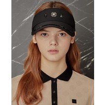 21FW [LUXURY TREND] 블랙 프리미엄 비즈장식 여성 썬캡 DNHE1F612BK, XXX