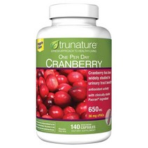 trunature Pacran Cranberry 트루네이처 파크랜 크랜베리 650mg 140베지캡슐