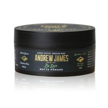 ANDREW JAMES 매트 포마드 2.75온스 강력한 홀드 무광택 마감미국산, 비 이지 1팩