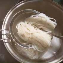 쌀과 물로만 만든 아기 국수 돌아기 어린이 쌀면 소면 돌전 10개월 촉감놀이 유아, 5mm