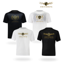 아티누스 여름낚시복 티셔츠 반팔 라운드 쿨티 AT-645 AT-646, AT-645 블랙색상, L사이즈 (100)