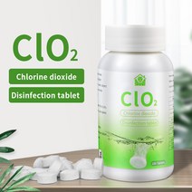 100Pcs/병 풀 CLO2 Chorine 이산화 소독 테이블 다기능 염소 정제 수영장 청소, 한개옵션0