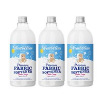 니트앤클린 프리미엄 퍼퓸 섬유유연제 클린솝, 3개, 1000ml