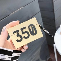 에어팟프로케이스 패션 스포츠 브랜드 신발 350 무선 블루투스 헤드셋 3 스퀘어 스테레오 신발 상자 3D 실리콘 이어폰 커버, Airpods Pro3용 350