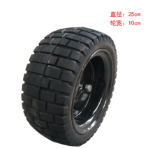 소형 트럭 농업용 타이어 운반차 바퀴 리어카 전동차, 350-4 솔리드 전체 타이어