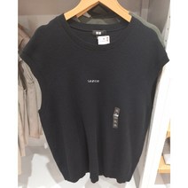 유니클로 국내구매 433838438782 남녀 봄 캐주얼 면 루즈한 라운드넥 니트 조끼 445582