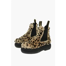 Lanvin 레오파드 MOTIF 쉐어링 ARPEGE 첼시 부츠 위드 플렛폼 S FWBOLI01 LEOPH21 981
