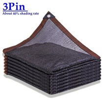 자바라천막 주차장캐노피 접이식천막블랙 HDPE 자외선 차단 차양 그물 전망대 쉼터 야외 페골라 캐노피 태, 01 3 Pin Net_29 5mx5m