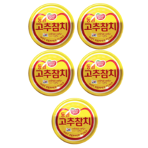 동원 고추 참치, 100g, 5개