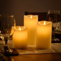 모던홀릭 LED 양초 캔들 티라이트, 레드 10cm