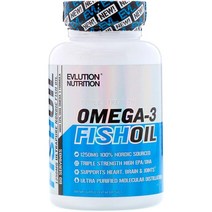 이보루션 뉴트리션 EVLution Nutrition 피시 오일 60 소프트젤, 1개