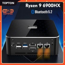 스틱PC 초 미니 PC MINIPC 안드로이드 피시 2023 년 신제품 AMD 6nm 라이젠 9 6900HX 7 프로 6850H 게임용 컴퓨터 DDR5 4800MHz PCIe4., Ryzen 5 PRO 6650U, AU, 16GDDR5 500G PCIe4.0