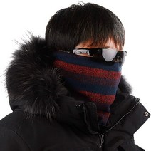 카투스 나스카 방한 멀티 넥워머 멀티스카프 겨울 자전거 스포츠넥워머, 나스카(레드네이비)