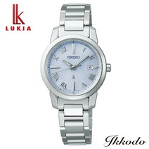 세이코 SEIKO 루키아 LUKIA 태양 전파 순수 티타늄 케이스 28mm 10 기압 방수 일본 1년간 메이커 보증 여성 손목시계 여성 SSQV107