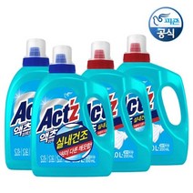 피죤 [피죤]2배강화! 액츠 퍼펙트 실내건조 3.2Lx4 세탁세제/탈취/미세먼지, 액츠퍼펙트 실내건조 드럼용_3.2Lx4