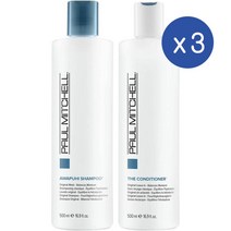 폴미첼 오리지널 아와푸히 샴푸 컨디셔너 500ml 듀오 Paul Mitchell Original Awapuhi Shampoo Conditioner Duo, 3개