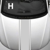 자동차 경주용 긴 스트립 후드 커버 스티커 레이싱 스포츠카 DIY 스타일링 튜닝 액세서리, 06 H