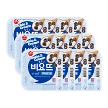 서울우유 비요뜨 쿠키앤크림 131g 12개, 서울우유 비요뜨 쿠키앤크림 131