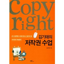 김기태의 저작권 수업:4차 산업혁명 시대에 반드시 알아야 할 저작권과 학습윤리, 맥스미디어