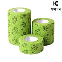 하이가이 강아지 고양이 압박 붕대 일회용신발 미끄럼방지 양말, 그린-강아지