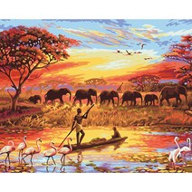 diy 그림그리기 풍경화 명화그리기diy 40*50cm, YC2007