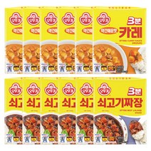 오뚜기 3분 카레(약간매운맛)6개 + 짜장6개_총 12개, 200G, 12팩