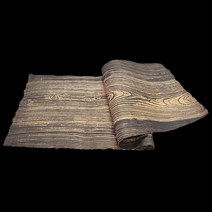 구름한지 소나무 문양한지 93 x 31cm 탈색한지 인테리어 포장지 한지공예, 검정 일번