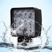 다번다 48W LED 국산 해루질 서치라이트 10v-60v 겸용, 집중형-사각 화이트 써치라이트