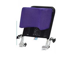 휠체어목받침 목 쿠션 등받이 경량 각도 높이 조절, 검은색