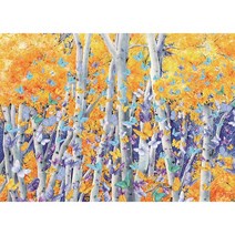 1000피스 직소퍼즐 - 나비의 숲 목재, 없음