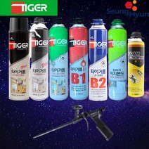 우레탄폼 타이거 난연폼 방화폼 이지본드 방화용 초고난연성 세척 일회용 단열 B1 B2, 타이거플러스 일회용