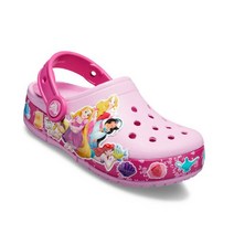 crocs 크록스 키즈 펀랩 프린세스 라이트 클로그 아동 샌들 슬리퍼 205496-6I2