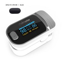 산소포화도측정기 고압 치료기 줄자 pulseoximeter JianyoCare-손가락 맥박 Oled 산소 농도계 휴대, 한개옵션1, 08 oxi-012 white case
