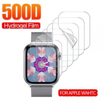 애플 워치 울트라 시리즈 8 7 6 5 4 3 SE용 하이드로겔 보호 필름 49mm 41mm 45mm 42mm 44mm 38mm 40mm, 3 Pieces, [01] iWatch 1 2 3 38mm