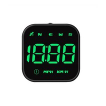 헤드업디스플레이 hud 자동차 속도계 G4S 2.2 "GPS HUD 스마트 디지털 알람 알림 속도계 GPS 자동차 L, 02 green