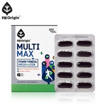 멀티맥스 60캡슐 1일1회1캡슐 오메가3 루테인 비타민&미네랄 부모님선물, 단품, 단품