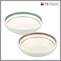 [돌산멜라민] 오브제투라인 - 한식구프 (그린 브라운), 7인치, 그린