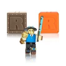 Roblox 액션 컬렉션 - 던전 퀘스트: 인더스트리얼 가디언 피규어 팩 + 미스터리 피규어 2개 번들 [독점 가상 아이템 3개 포함], Kingdom Simulator Berserker