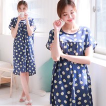 [서빈] 썸머 데일리 아사 반팔 원피스[SB3331E]