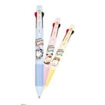 자바 신제품 0.5mm 나옹3볼 볼펜 한국생산제품, 10개, 랜덤색상