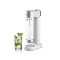 필립스 스테인리스 탄산수 제조기 가정용 BPA가 없는 PET 1L 탄산 병 모든 나사식 60L CO2 교환 탄산기(포함되지 않음), A Stainless Steel-White